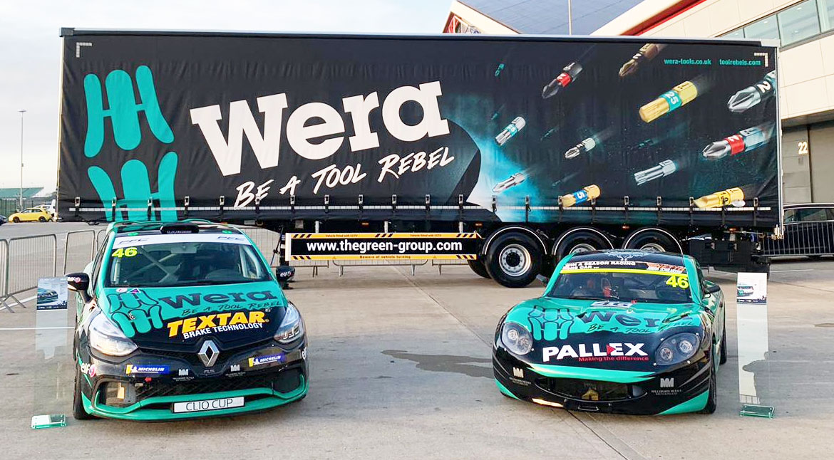 Wera Tools Livery on the Green Group Trailer